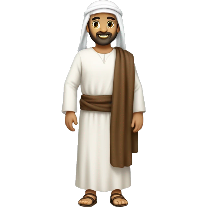 peter, a middle eastern disciple of jesus during biblical times, full body emoji