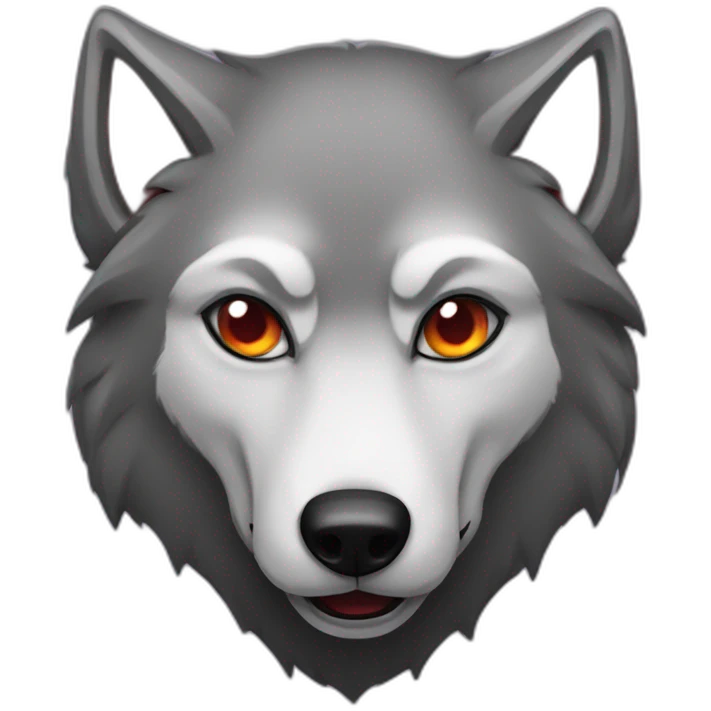 Vampire wolf emoji