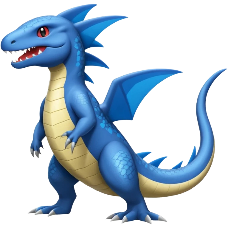 Latios-Gabite-Croconaw-Salandit-Helioptile-fusion (full body) emoji