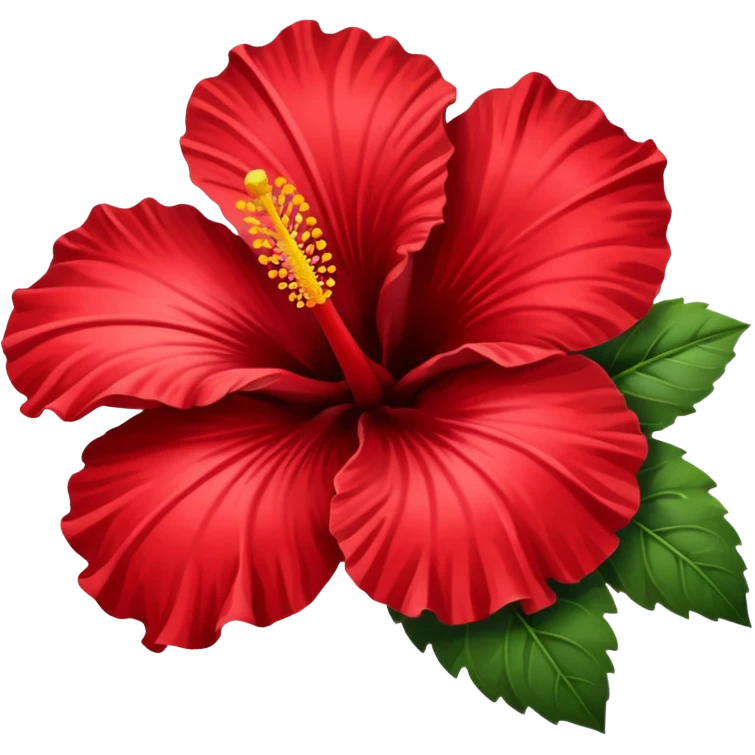 Hibiscus flower  emoji