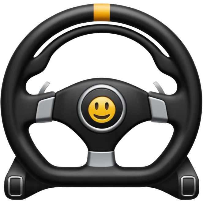 Volant de course rectangulaire  emoji