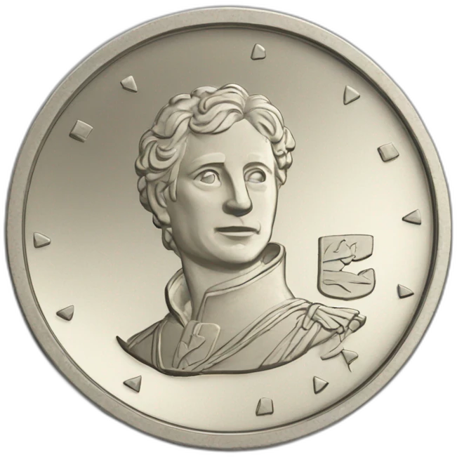 Latvian coin lats emoji