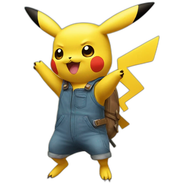 Pikachu bourre emoji