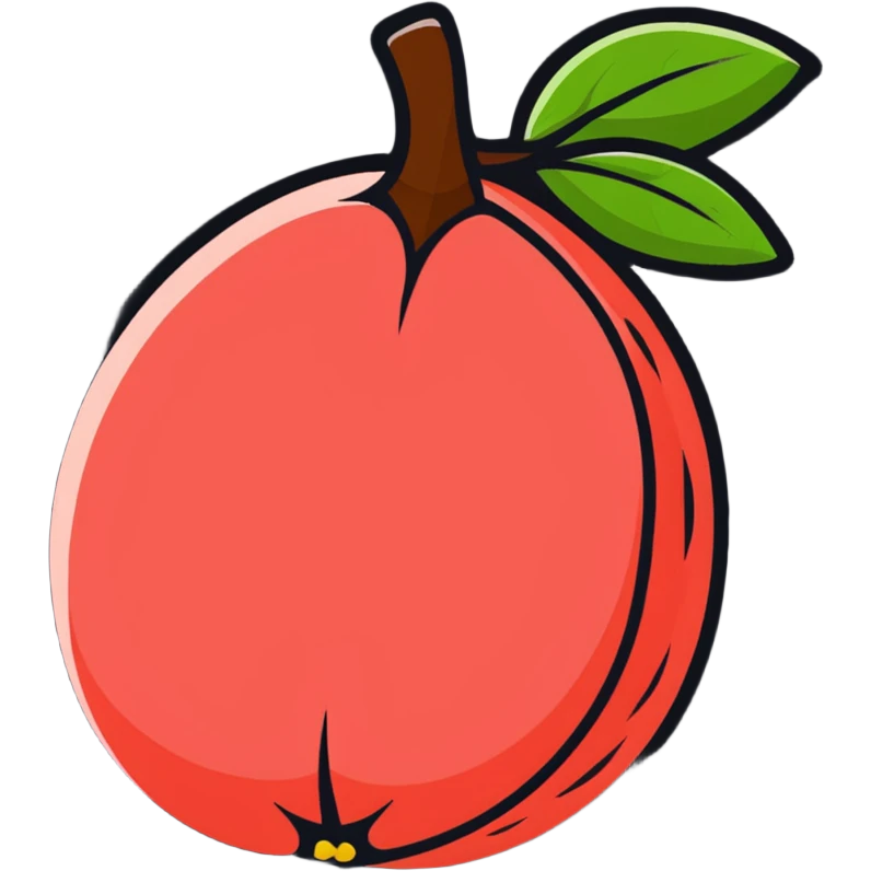 guava, whole and sliced tropical fruit emoji