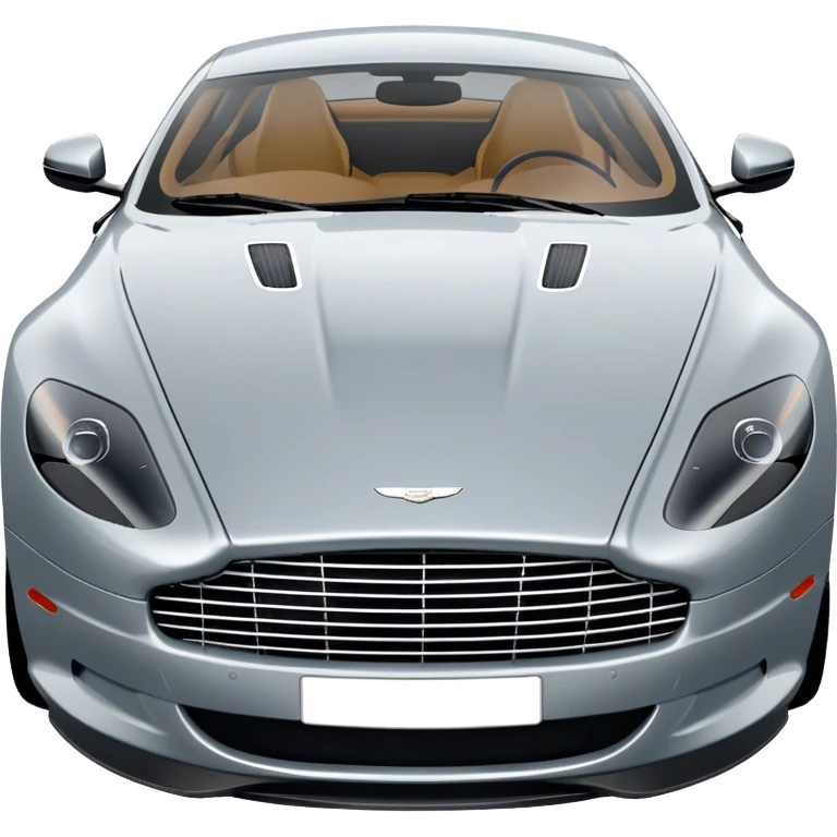 Aston Martin DB9 - Aston Martin (Model Year: 2016) (Iconic colour: Silver) emoji