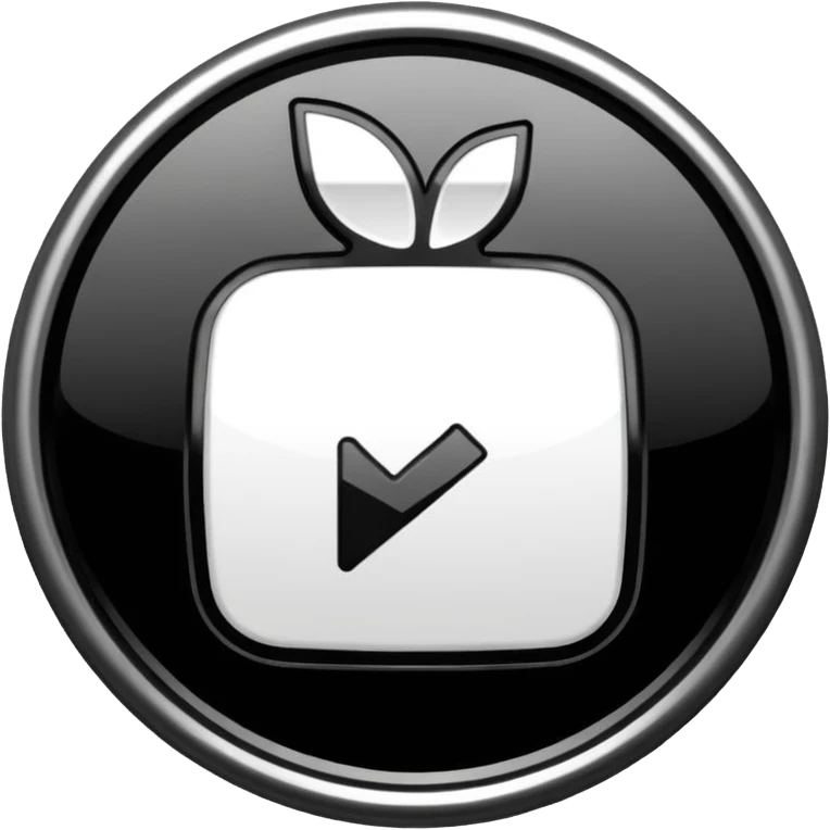 Verification badge black and white Youtoube emoji