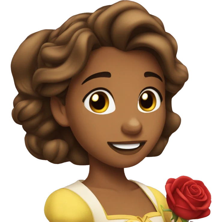 Beauty and the beast in love  emoji