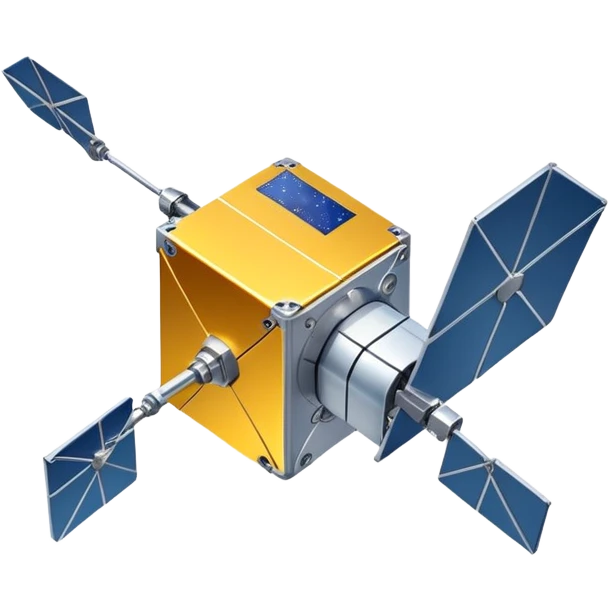 CubeSat miniature satellite emoji