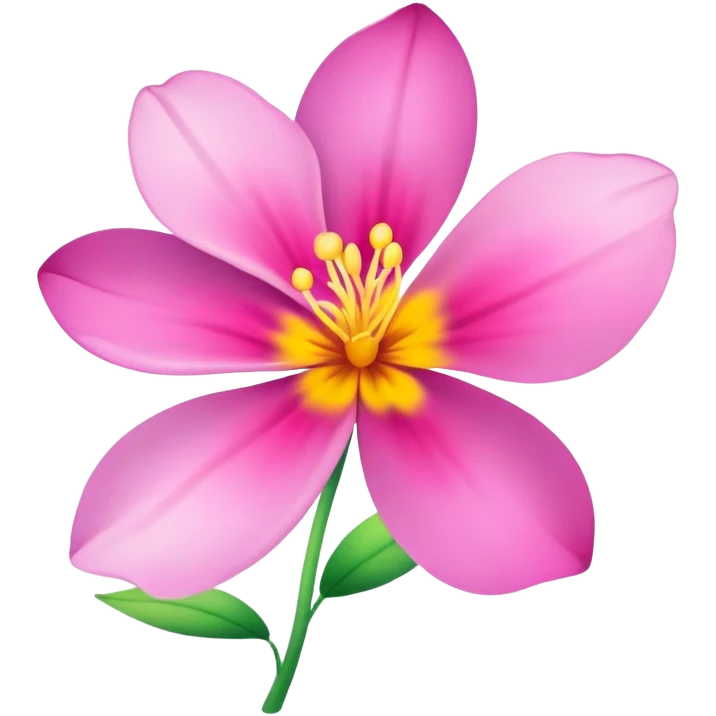 pleasant aroma wafting from a flower emoji