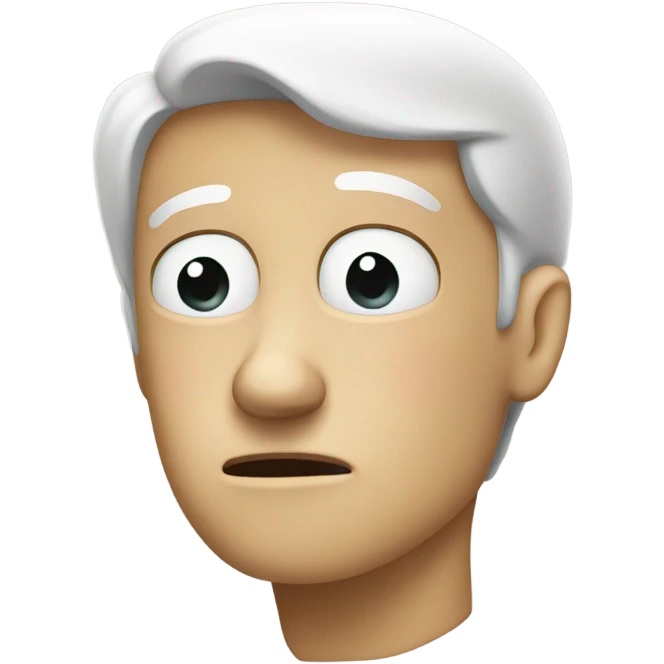 white person scratching their head  emoji