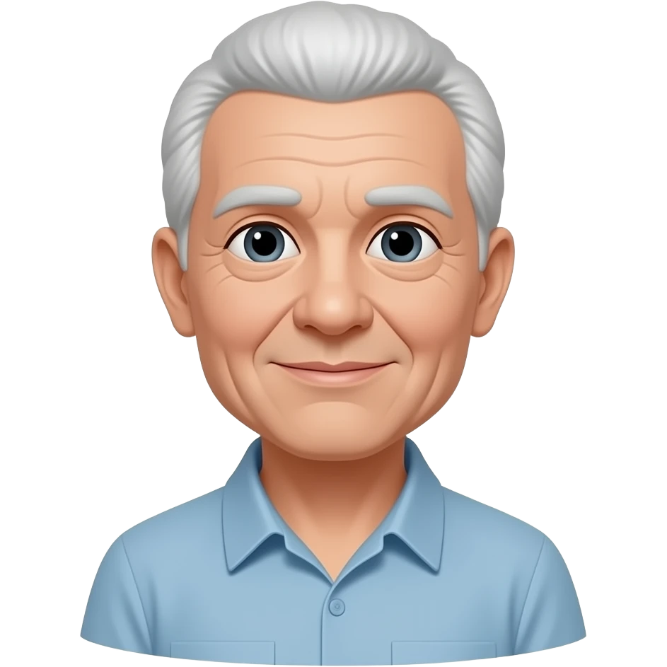 adulto mayor con cuerpo delgado emoji