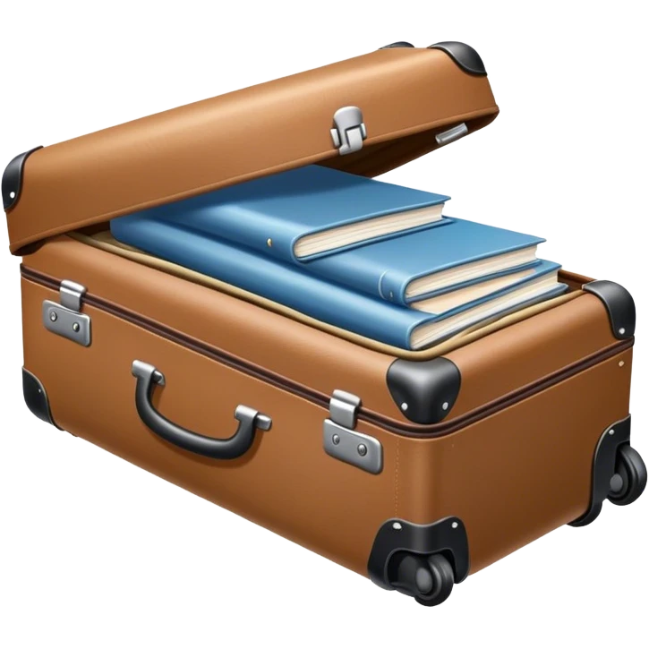 Rolling suitcase emoji