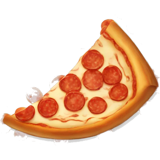 Slice of pepperoni emoji