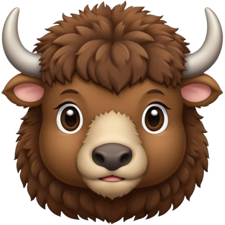 Bébé bison emoji