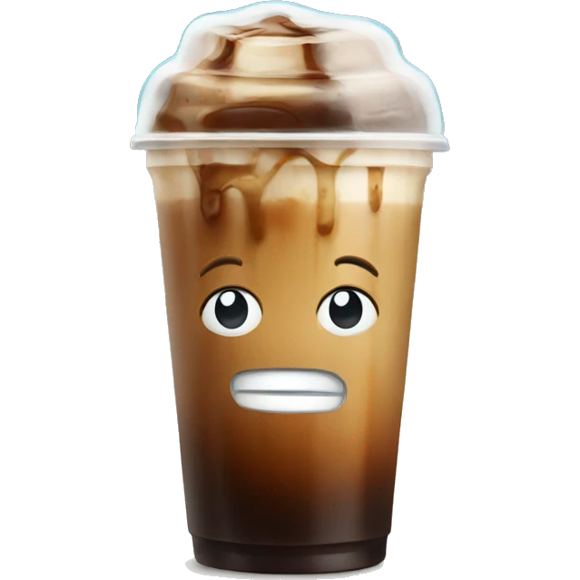 Iced coffee  emoji