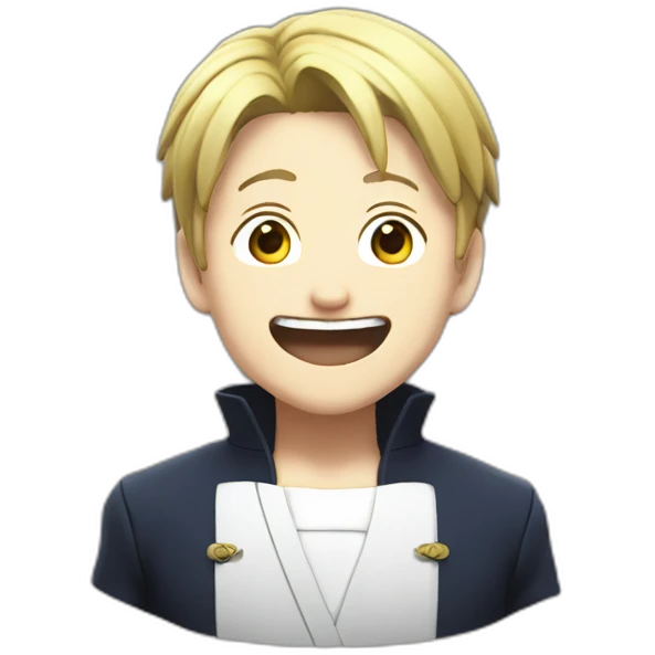 Satoru gojo laugh emoji