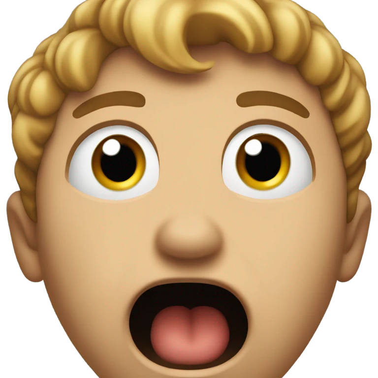 Screaming emoji