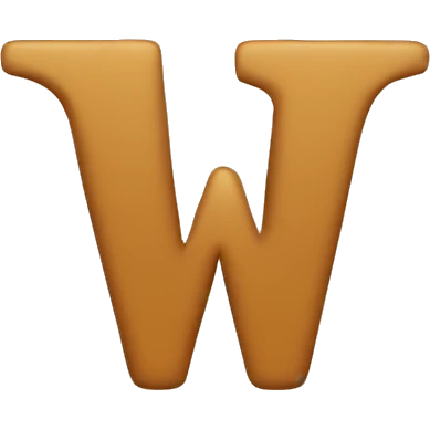 Letter W emoji
