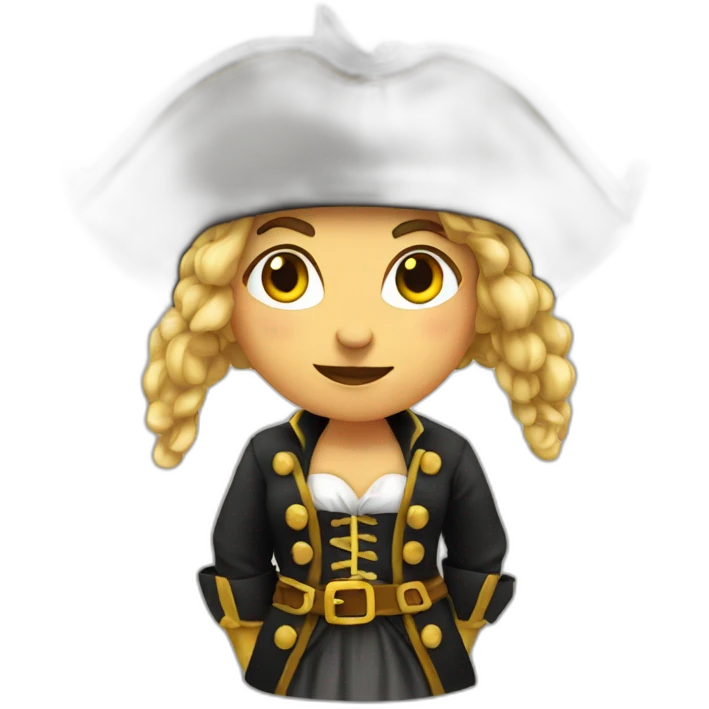 pirate lady emoji