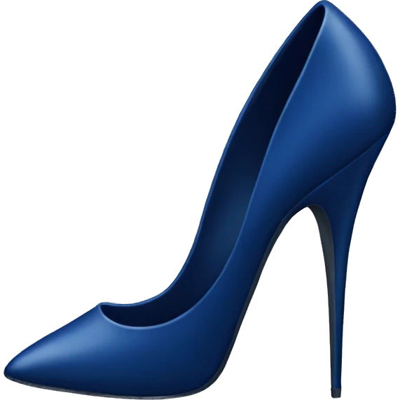dark blue stiletto emoji