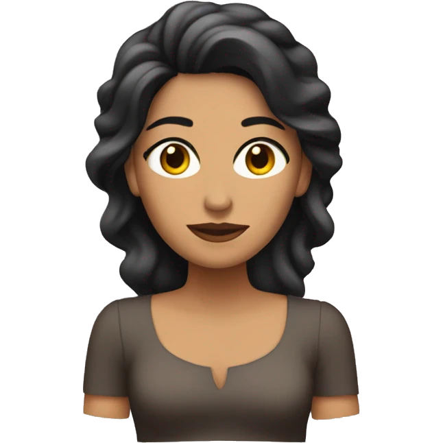 Mujer morena emoji