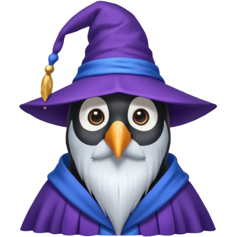 Penguin Wizard emoji