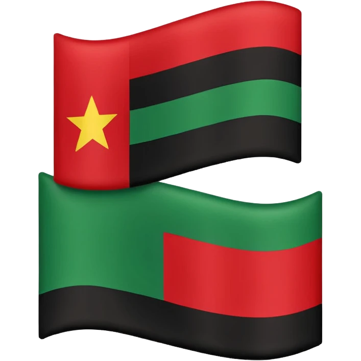 Pan African flag emoji