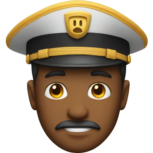  Default emoji with captain's hat emoji