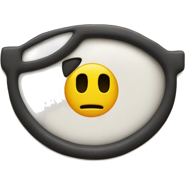 number '1' with a secret classified feeling to it. emoji