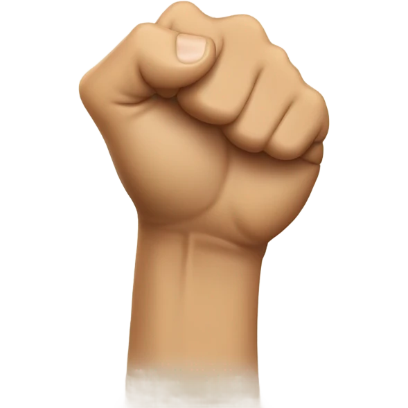 a fist facing up with index finger up emoji