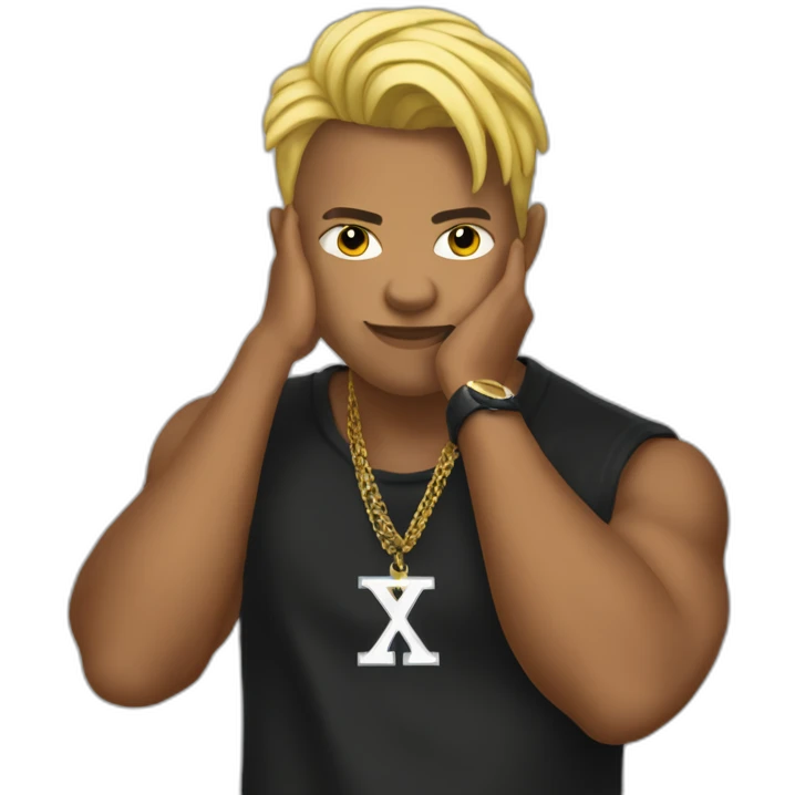 xxxtenacion Illuminati sign emoji