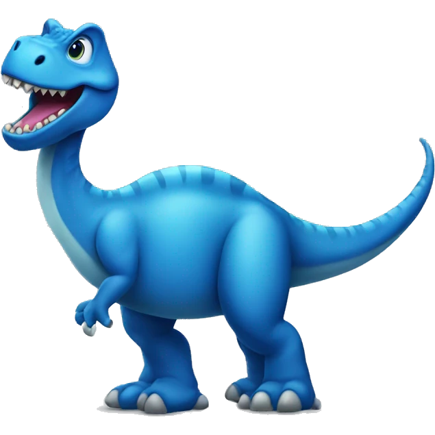 big blue dinosaur emoji