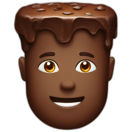 Brownie emoji