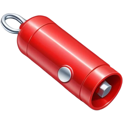 Red whistle  emoji