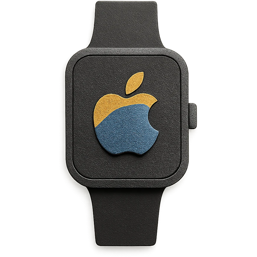 black apple watch emoji