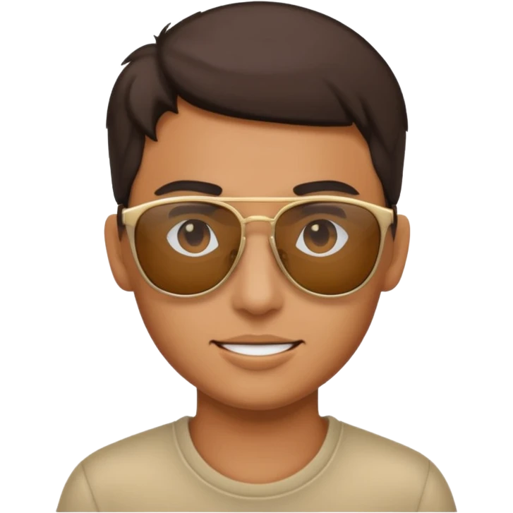 Peering over sunglasses  emoji