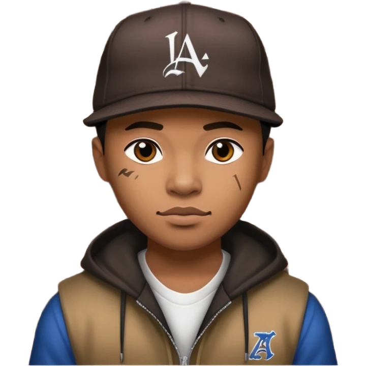 True brown style Filipino gangster while hdi emoji