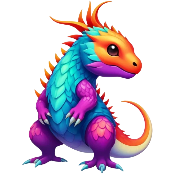 Vibrant Fakémon-creature emoji
