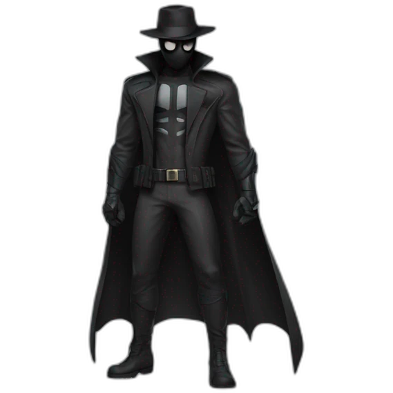 Spider man noir emoji
