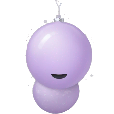 Pale purple Christmas  emoji