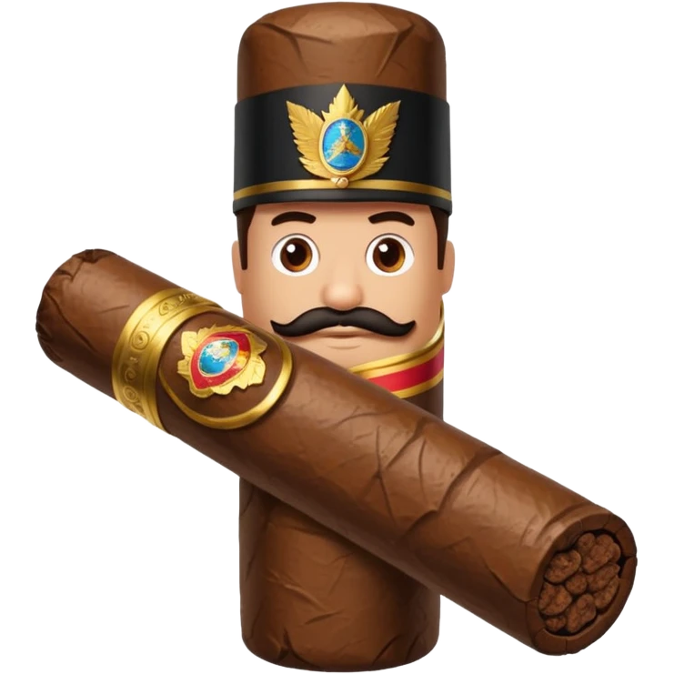 a large maduro cigar emoji