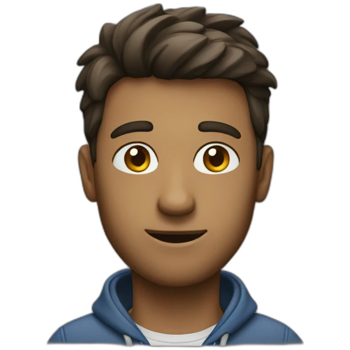 A guy learning emoji