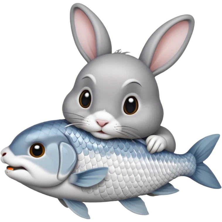 Rabbit mix fish emoji