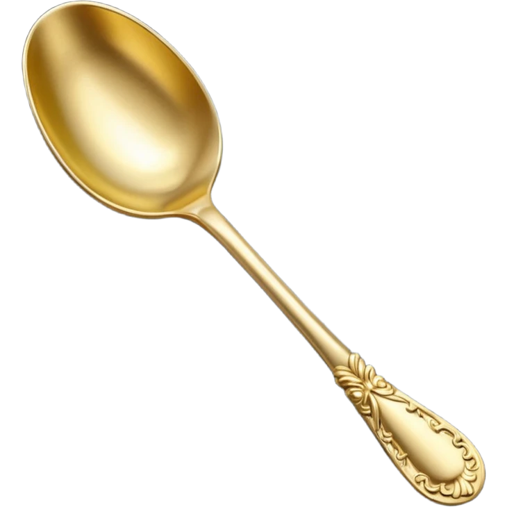 gold spoon emoji