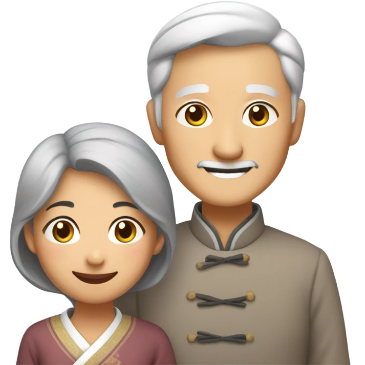 Asian grandparents emoji