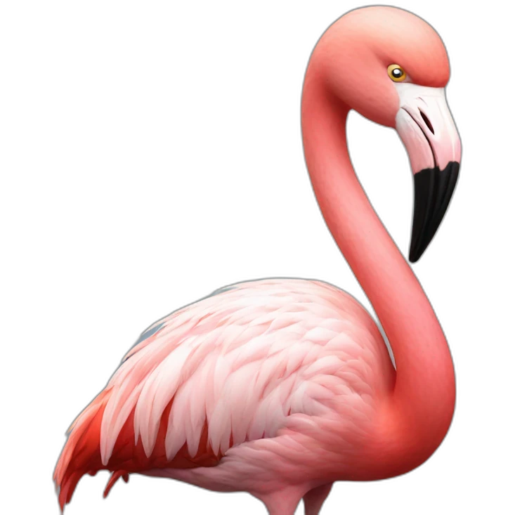 angry flamingo emoji