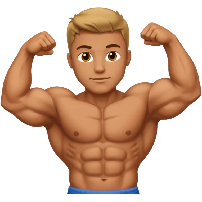 swole guy emoji