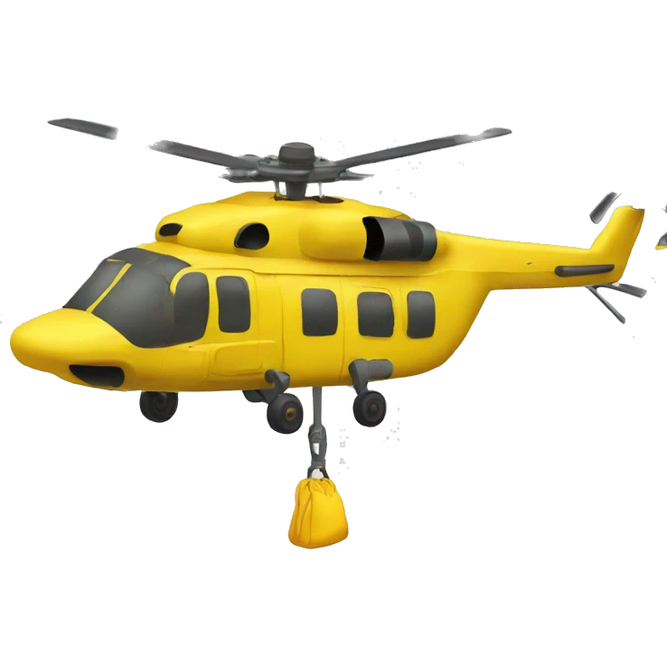 cute helicopter yellow military emoji