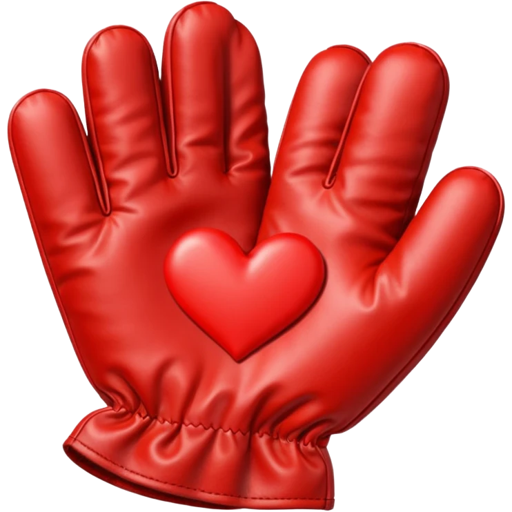 Love glove emoji