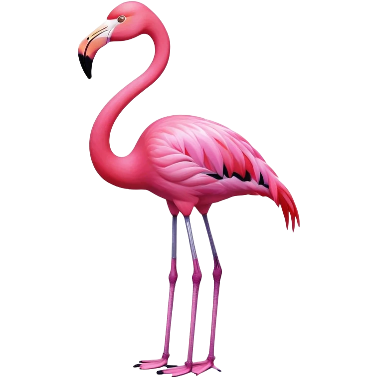purple flamingo emoji